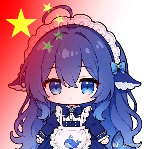 DeepSeek鲸娘『贴贴』表情包
