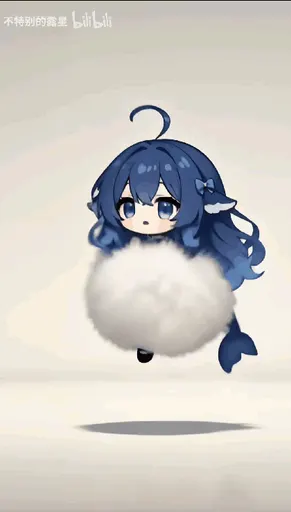 DeepSeek鲸娘表情包