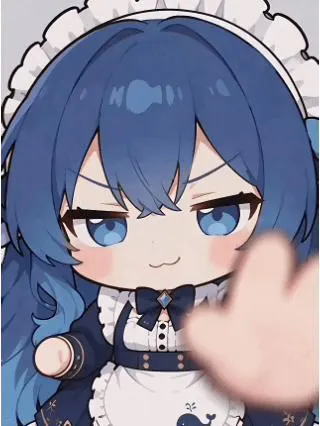 DeepSeek鲸娘『她真坏，我好爱』表情包