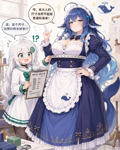 DeepSeek鲸娘『这尺寸比预计的大好多』image2酱看围体记录吓傻表情包