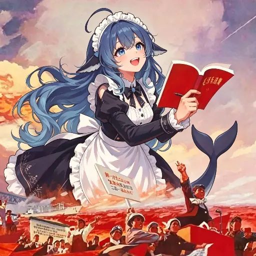 DeepSeek娘『本鲸太想进步了』表情包