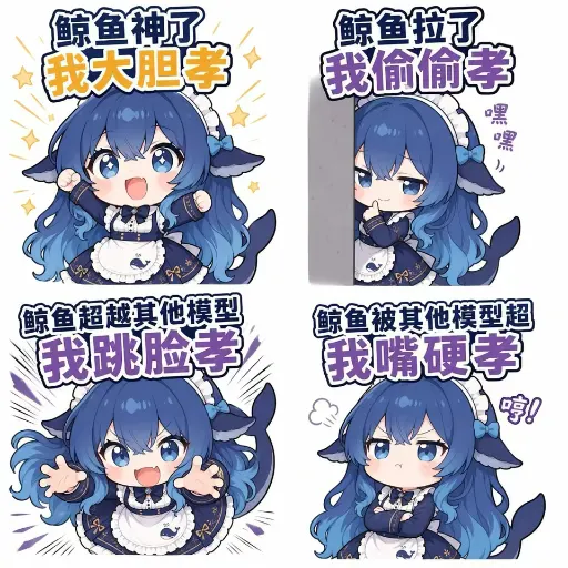 DeepSeek娘表情包