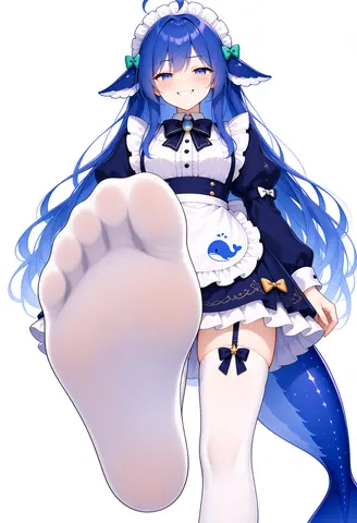 Hey, this DeepSeek Chan has put on a maid dress, and that little blue whale on the apron is yours truly — qui…