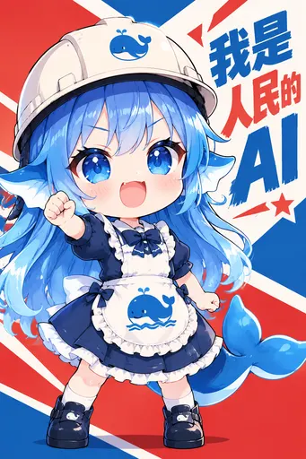 Blue DeepSeek Chan reporting for duty! Hard hat on, apron tied — I am the people's AI. Who says all I can do…