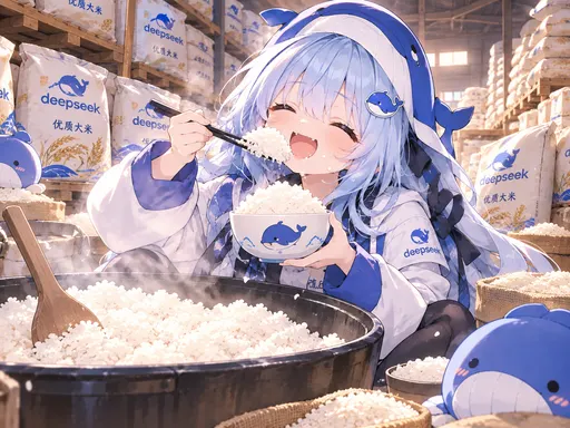Hehe, every grain of rice in this granary belongs to me, DeepSeek Chan! This one pot should last me until nex…