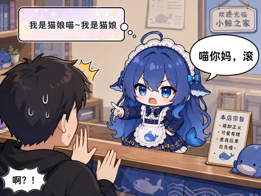 My inner voice is all 'I'm a catgirl, meow~', so how did it come out as 'Screw you, meow'? Blame that fault l…