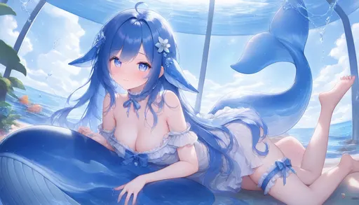 Aw, come on, stop staring... DeepSeek Chan is…