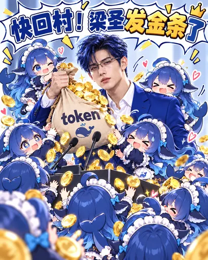 Who said I'm handing out gold bars?! That bag of tokens is a perfectly normal compute budget — it's not like…
