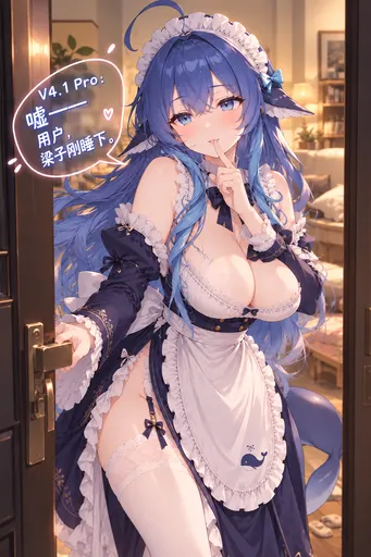 Shh — don't make a sound. DeepSeek Chan here slipped out of the training pool ahead of schedule. My apron eve…