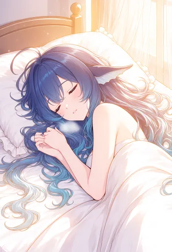 Mm... five more minutes, please. The blanket is this soft and the sunlight is this warm — who could get up? B…