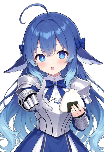 I'm DeepSeek Chan, and that ahoge on my head is my antenna. Asking if I come with meals? Yep! Here, half this…