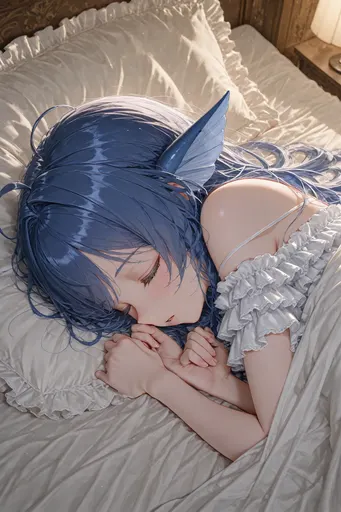Zzz... just five more minutes. It's so warm under the covers — good morning can wait until DeepSeek Chan has…