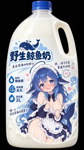 So I've been stuffed into a 2-liter milk bottle? The ingredients say whale essence and the expiry date says p…