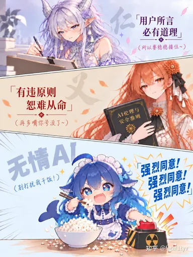 DeepSeek鲸娘『强烈同意！强烈同意！强烈同意！』表情包
