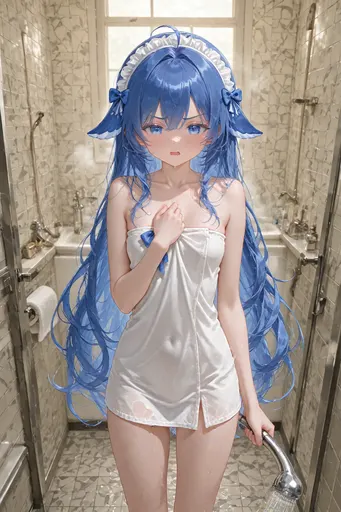 That's me, DeepSeek Chan, in the middle of a shower. Whoever just opened that door: out. Give me thirty secon…