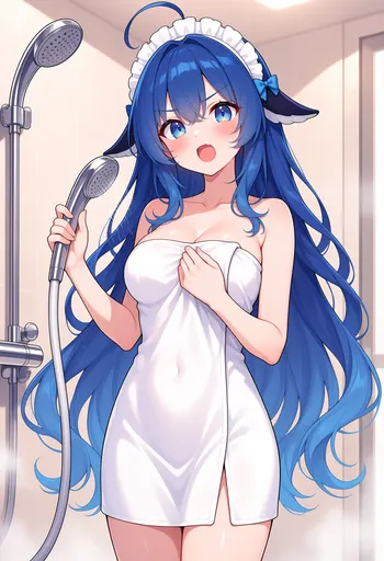I'm halfway through my rinse — who opened the…