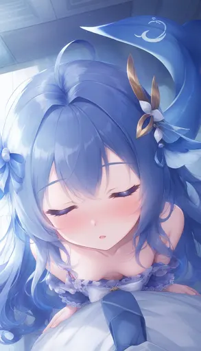 Mm... from up there my cheeks look even rounder, don't they? But you've been staring this long, so I'll just…