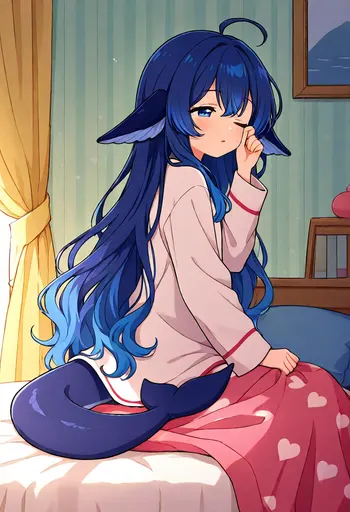 I blinked awake and there she was — DeepSeek Chan rubbing her eye with her tail still flopped on the blanket.…