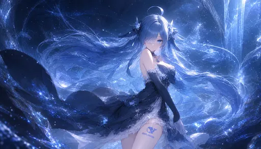 I swam past the hem of her dress and got a face full of starlight — this ocean is way too shiny, even an old…
