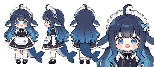 They drew me from every angle — front, side, back and even a big face close-up. No way to hide this whale tai…
