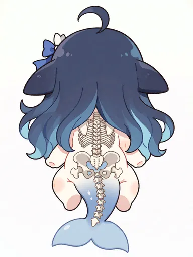 Hmph — every single one of my tail bones was arranged with care. Anyone who says I have no waist gets this ch…