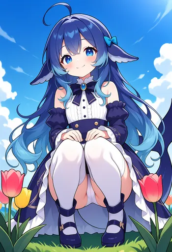 Hmph, who said you could draw this fish looking so well-behaved? Sitting up straight with your hands on your…