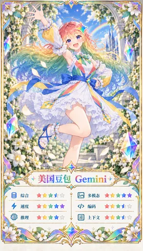 This rainbow head is easy on the eyes, but Overall only gets three stars — is she saying a mascot like me isn…