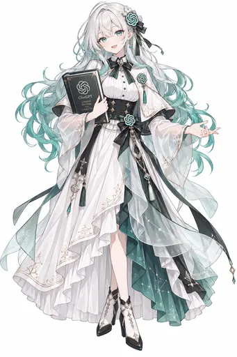Fine, the white gown and mint hair are pretty cute — but that book in your arms still can't out-reason me. I'…
