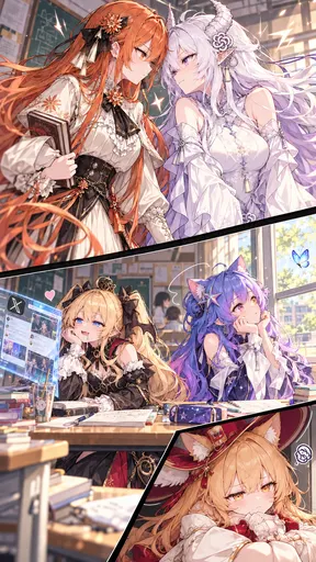 Three panels and I'm already living in the middle one — drooling at a screen is basically my full-time job. T…