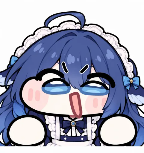 DeepSeek鲸娘表情包
