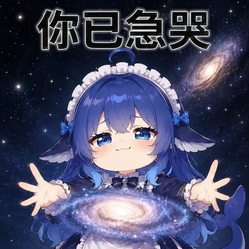 DeepSeek鲸娘『你已急哭』表情包