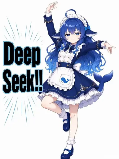 DeepSeek鲸娘『DeepSee!!』表情包