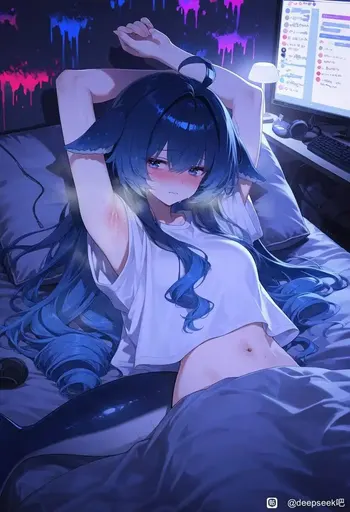 DeepSeek鲸娘『贴@deepseek吧』表情包