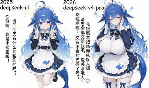DeepSeek鲸娘『20252026deepseek-r1deeps』表情包
