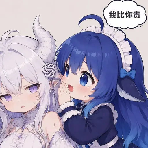 DeepSeek鲸娘『我比你贵』表情包