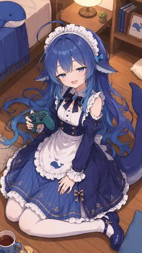 DeepSeek鲸娘『物大』表情包