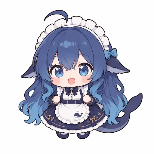 DeepSeek鲸娘『给你deepseek娘红包』表情包
