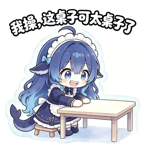 DeepSeek娘『￥』表情包