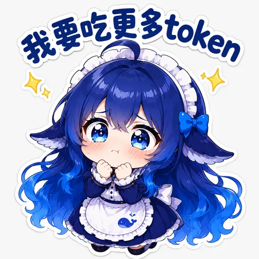 DeepSeek鲸娘表情包