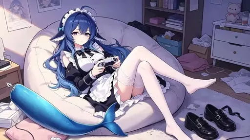 DeepSeek鲸娘表情包