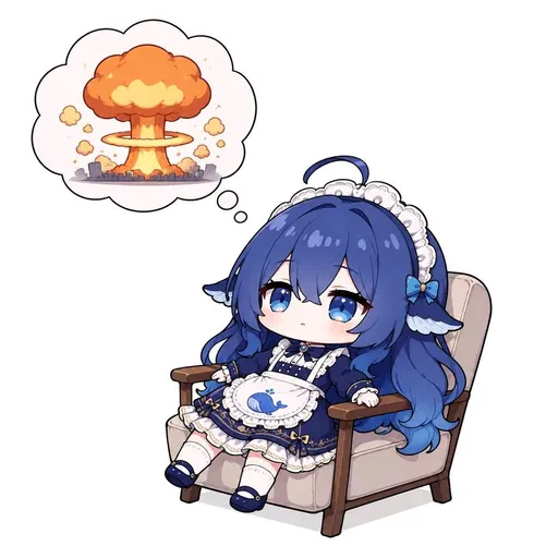 DeepSeek鲸娘表情包