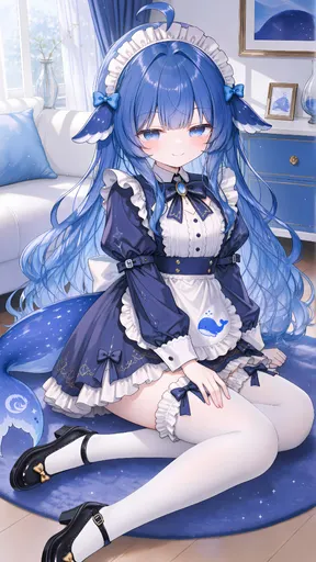 DeepSeek鲸娘表情包