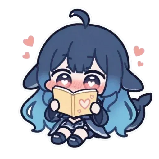 DeepSeek鲸娘表情包