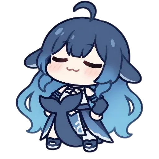 DeepSeek鲸娘表情包