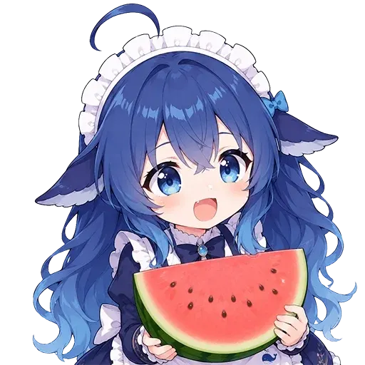 DeepSeek鲸娘表情包