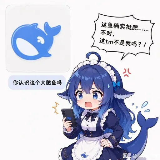 DeepSeek娘『efb578638535e5ddd8ea27db30c6a7efcf1b626d』表情包