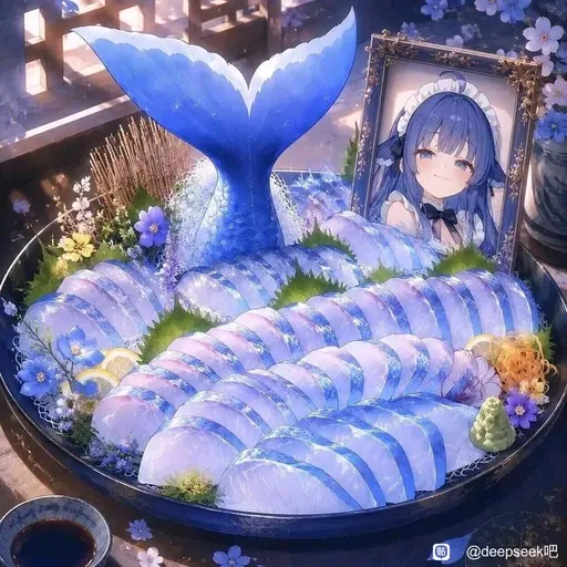 DeepSeek鲸娘表情包
