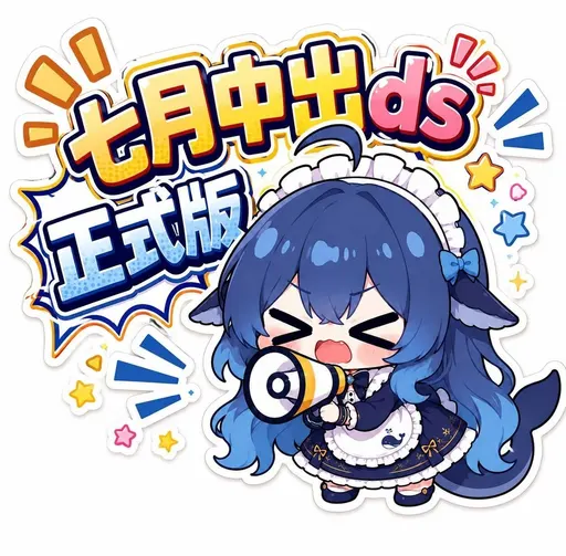 DeepSeek鲸娘『光月中出正式版』表情包