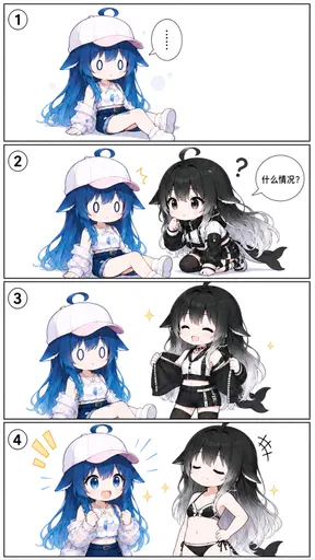 DeepSeek娘『什么情况?』表情包