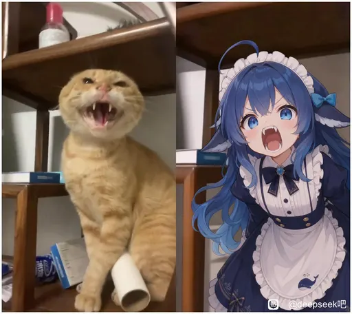 DeepSeek娘表情包